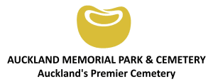 Logo for Auckland Memorial Park, a cemetery in Auckland.